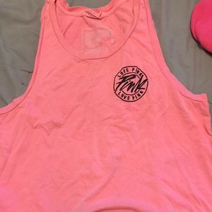 Pink muscle tank